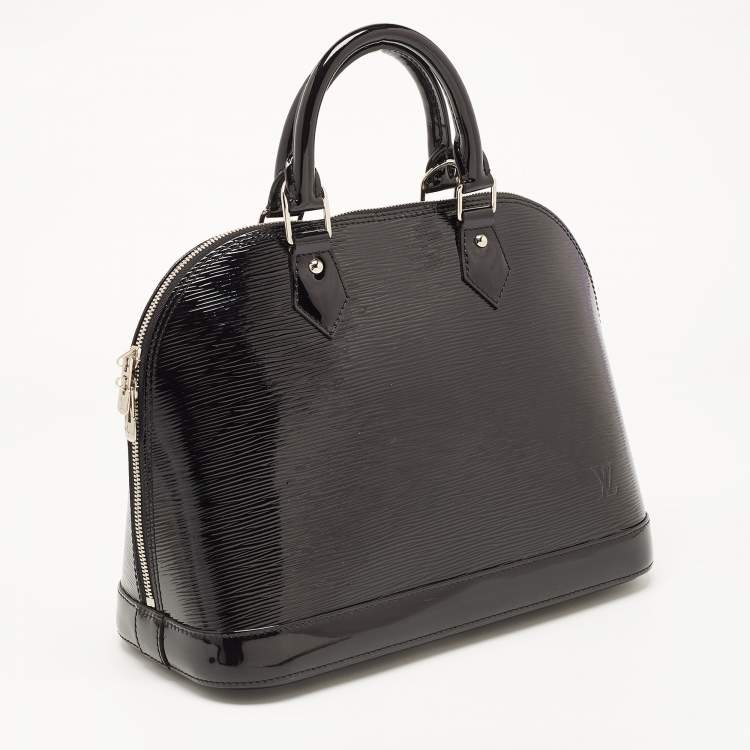 Pre Owned Louis Vuitton Black Electric Epi Leather Alma PM Bag