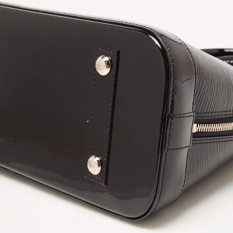 Pre Owned Louis Vuitton Black Electric Epi Leather Alma PM Bag