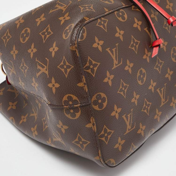 مملوكة مسبقًا Louis Vuitton Coquelicot Monogram Canvas NeoNoe MM Bag