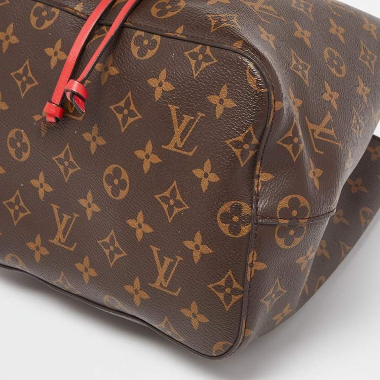 مملوكة مسبقًا Louis Vuitton Coquelicot Monogram Canvas NeoNoe MM Bag