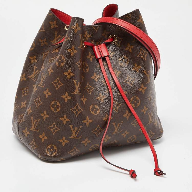 مملوكة مسبقًا Louis Vuitton Coquelicot Monogram Canvas NeoNoe MM Bag