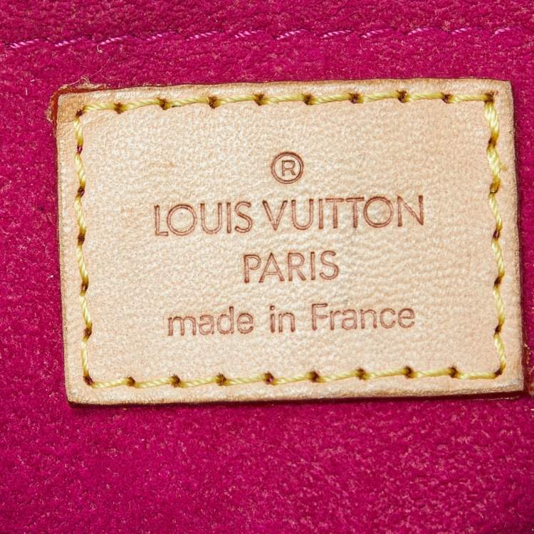 Pre Owned Louis Vuitton White Monogram Multicolore Canvas Limited Edition Fringe Speedy 25 Bag