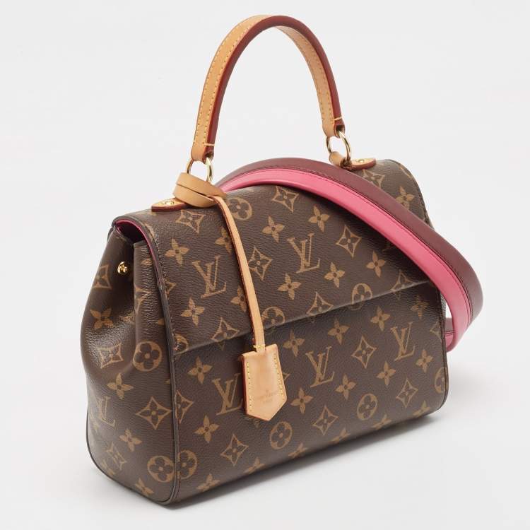 Pre Owned Louis Vuitton Monogram Canvas and Leather Cluny BB Bag