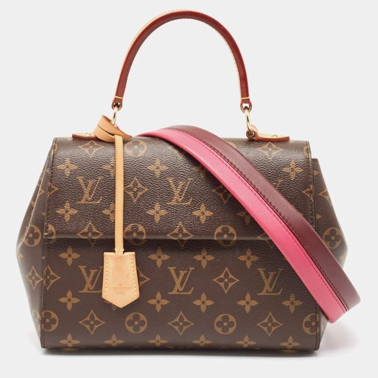 Pre Owned Louis Vuitton Monogram Canvas and Leather Cluny BB Bag