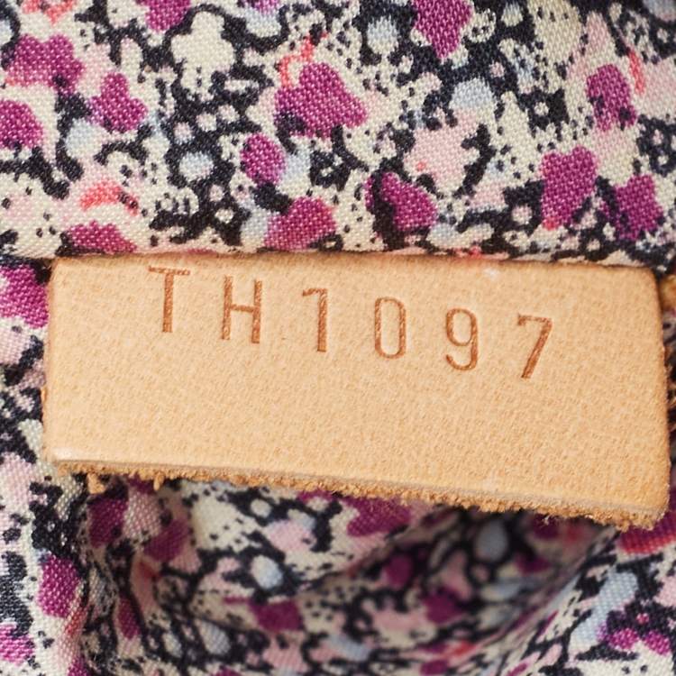Pre Owned Louis Vuitton Blue Monogram Denim Limited Edition Patchwork Speedy Bag