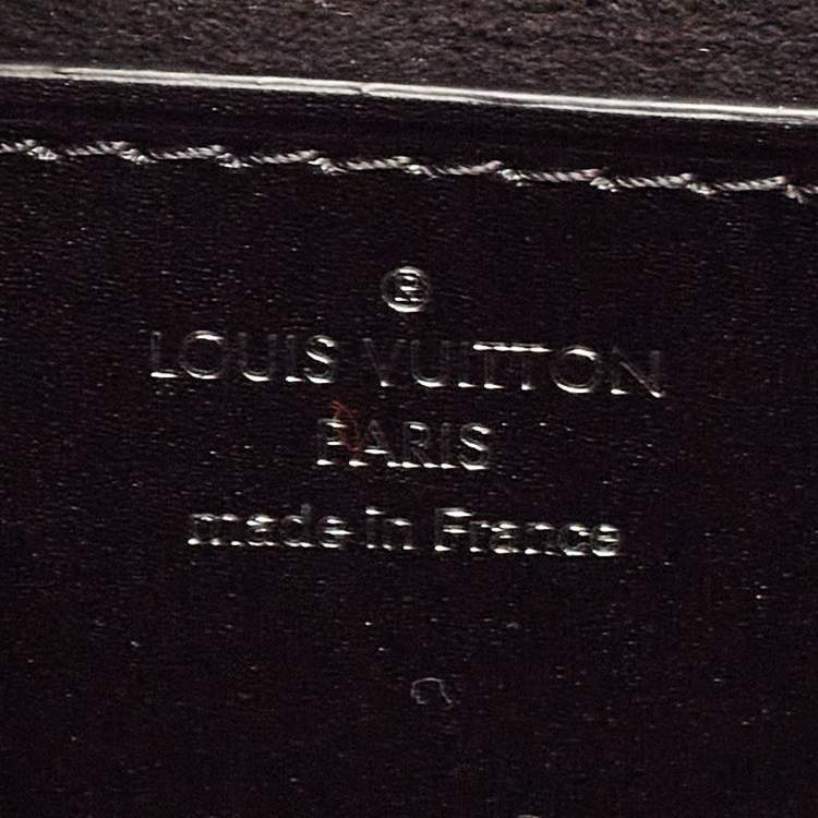 Pre Owned Louis Vuitton Black/White Malletage Epi Leather Twist PM Bag