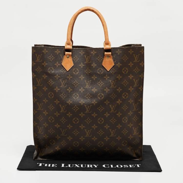 Pre Owned Louis Vuitton Monogram Canvas Sac Plat Bag