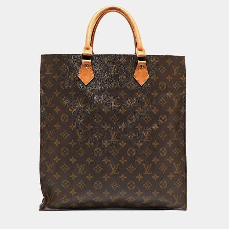Pre Owned Louis Vuitton Monogram Canvas Sac Plat Bag