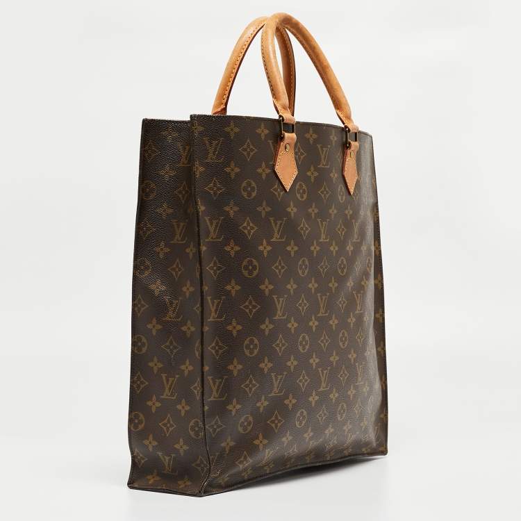 Pre Owned Louis Vuitton Monogram Canvas Sac Plat Bag