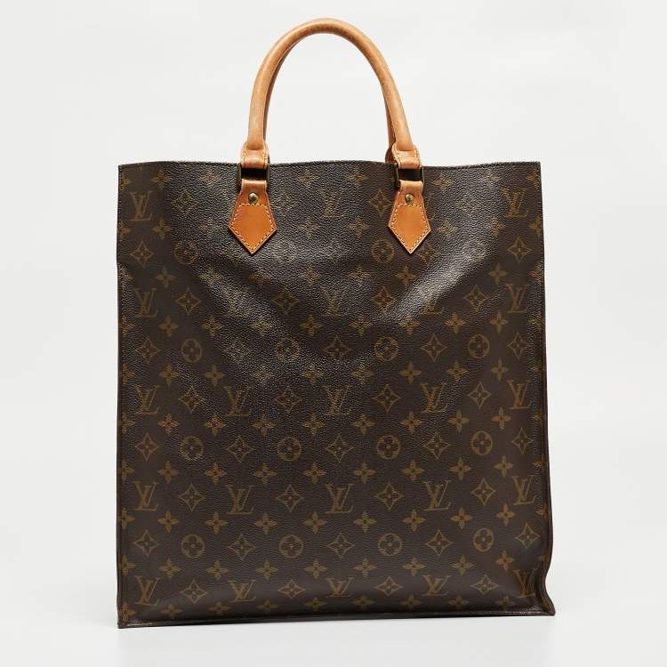 Pre Owned Louis Vuitton Monogram Canvas Sac Plat Bag