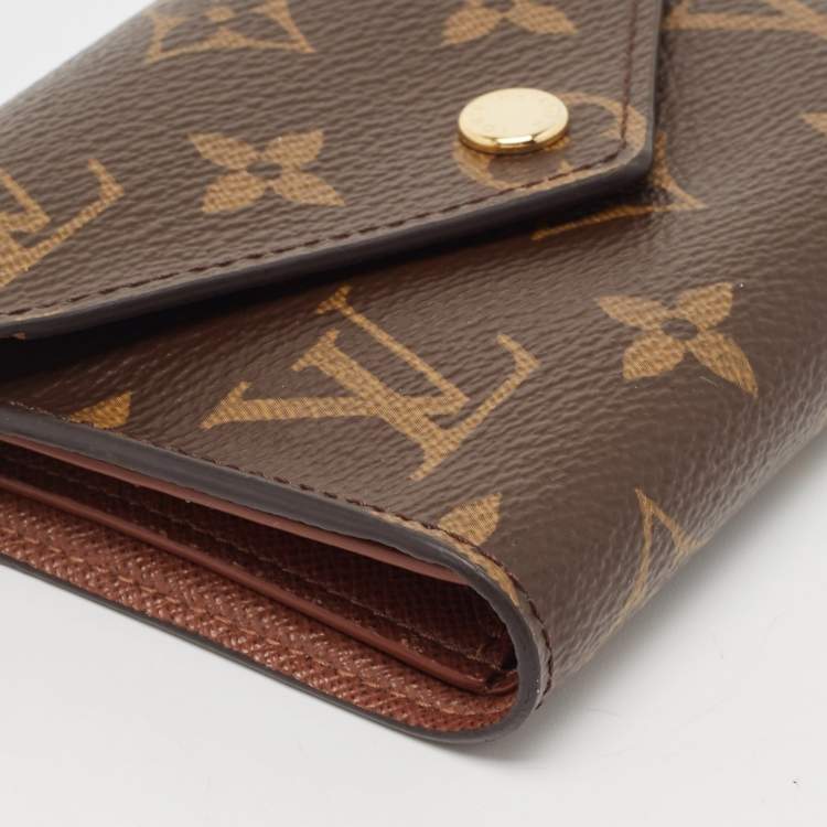Pre Owned Louis Vuitton Monogram Canvas Victorine Wallet 
