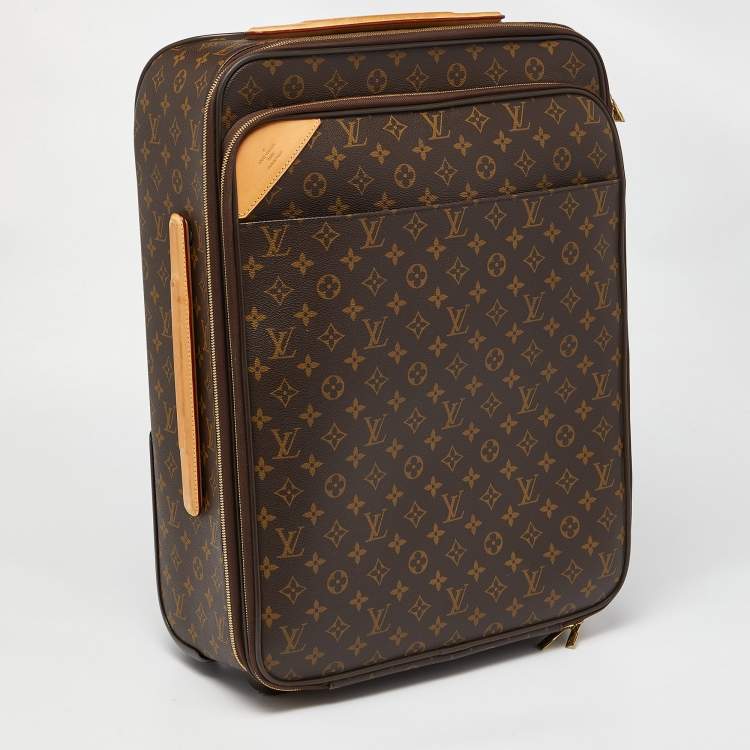Pre Owned Louis Vuitton Monogram Canvas Business Pegase Legere 55 Luggage