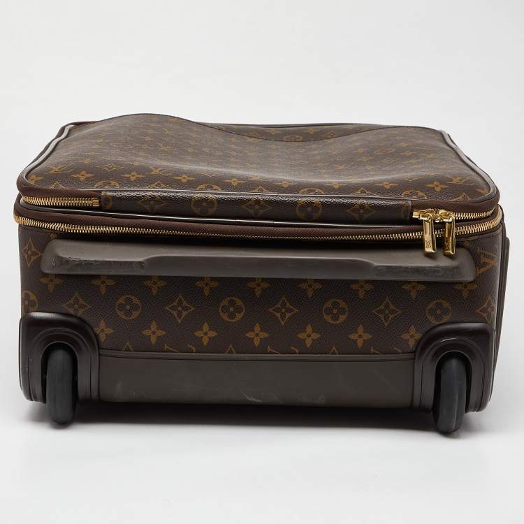 Pre Owned Louis Vuitton Monogram Canvas Business Pegase Legere 55 Luggage