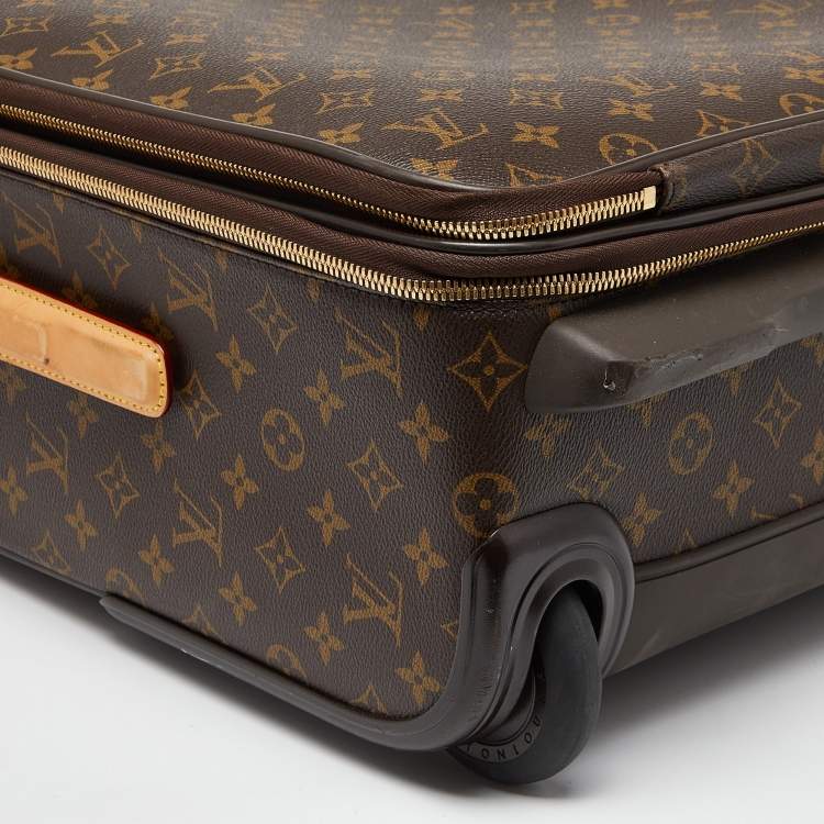 Pre Owned Louis Vuitton Monogram Canvas Business Pegase Legere 55 Luggage