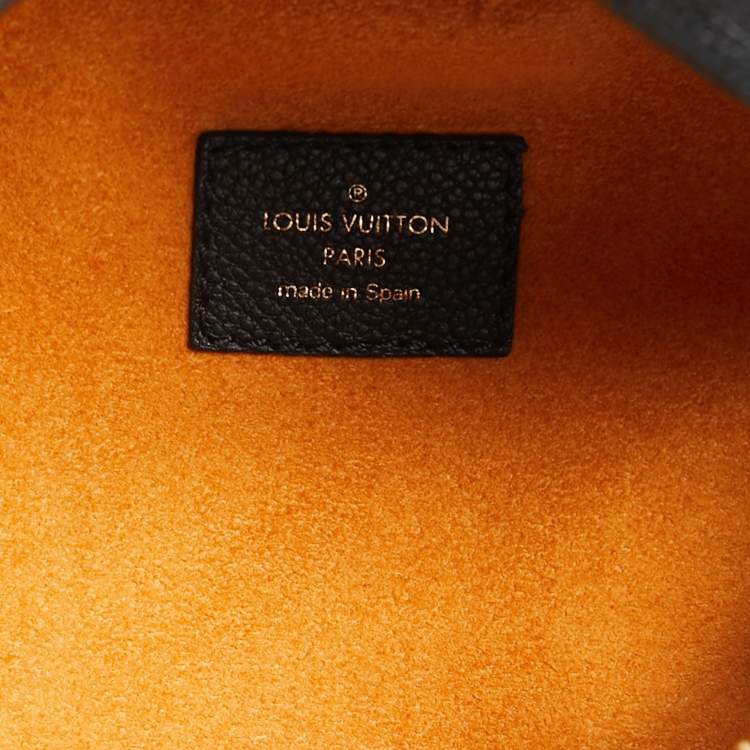 Pre Owned Louis Vuitton Black Monogram Empreinte Leather Bum Bag