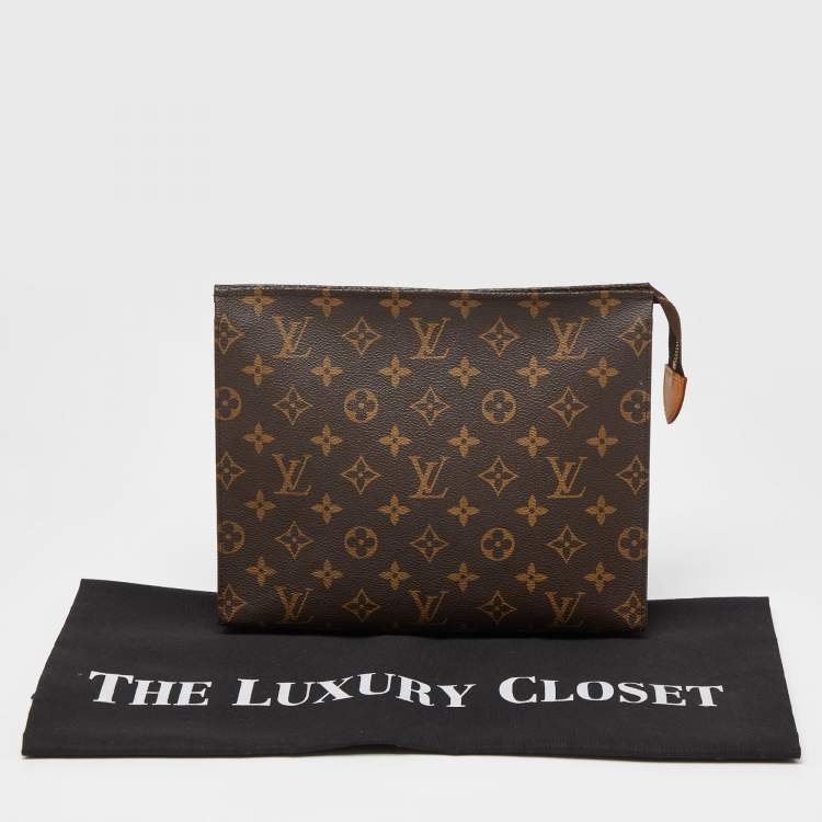 Pre Owned Louis Vuitton Monogram Canvas Toiletry Pouch 26