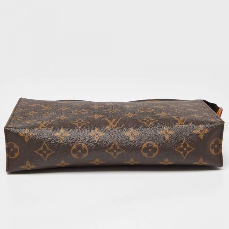 Pre Owned Louis Vuitton Monogram Canvas Toiletry Pouch 26