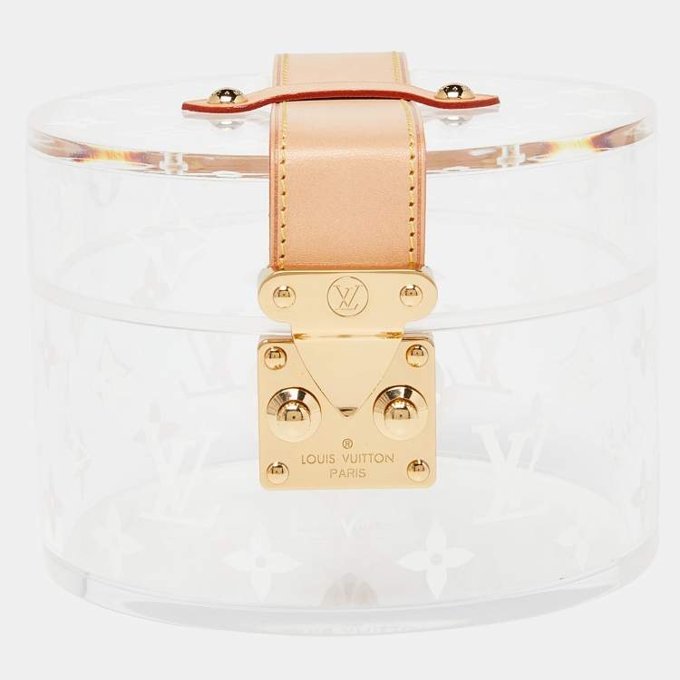 Pre Owned Louis Vuitton Monogram Plexiglass Box Scott 