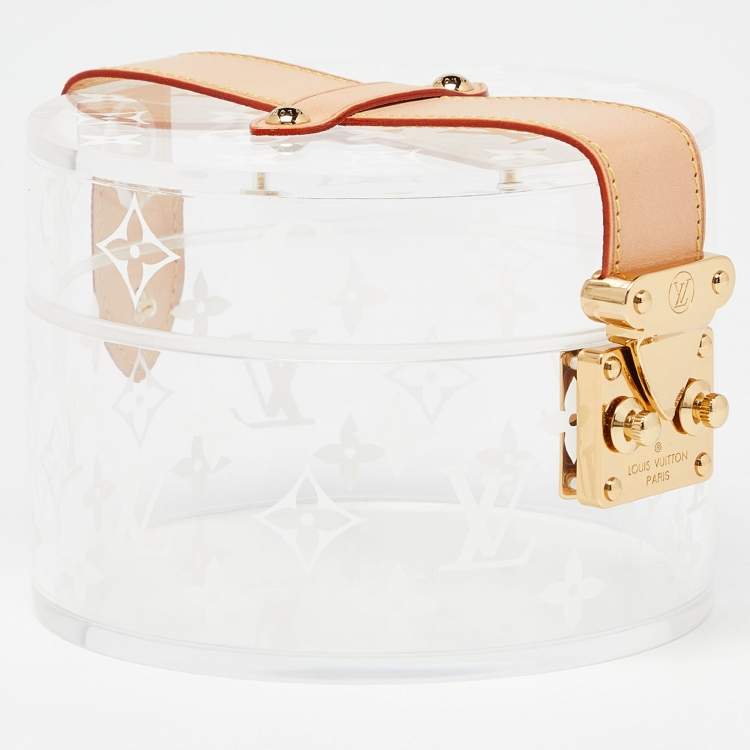 Pre Owned Louis Vuitton Monogram Plexiglass Box Scott 