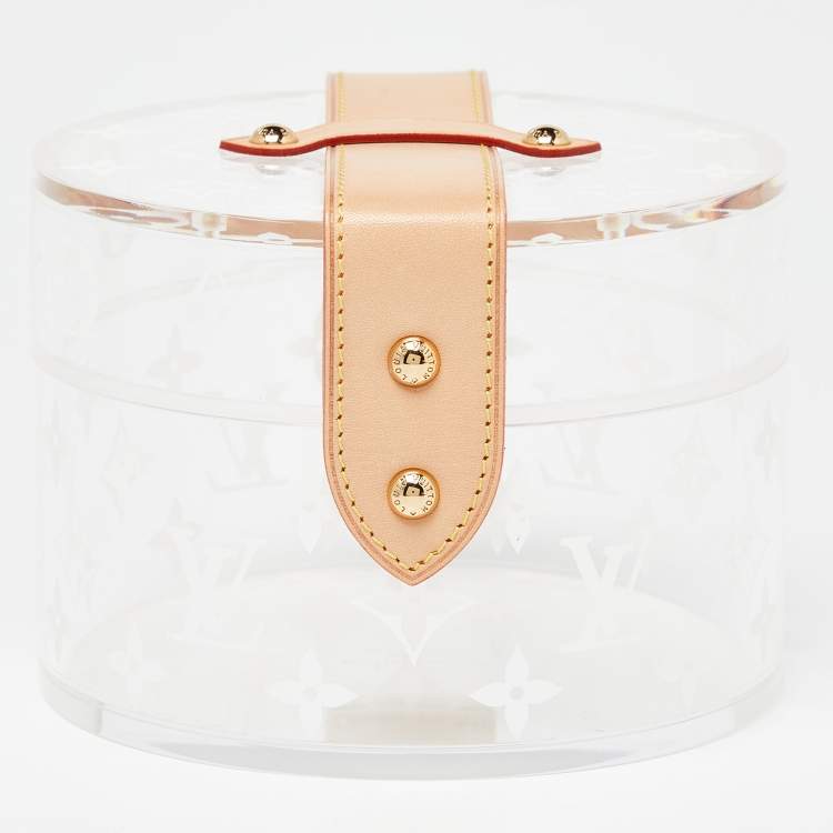 Pre Owned Louis Vuitton Monogram Plexiglass Box Scott 