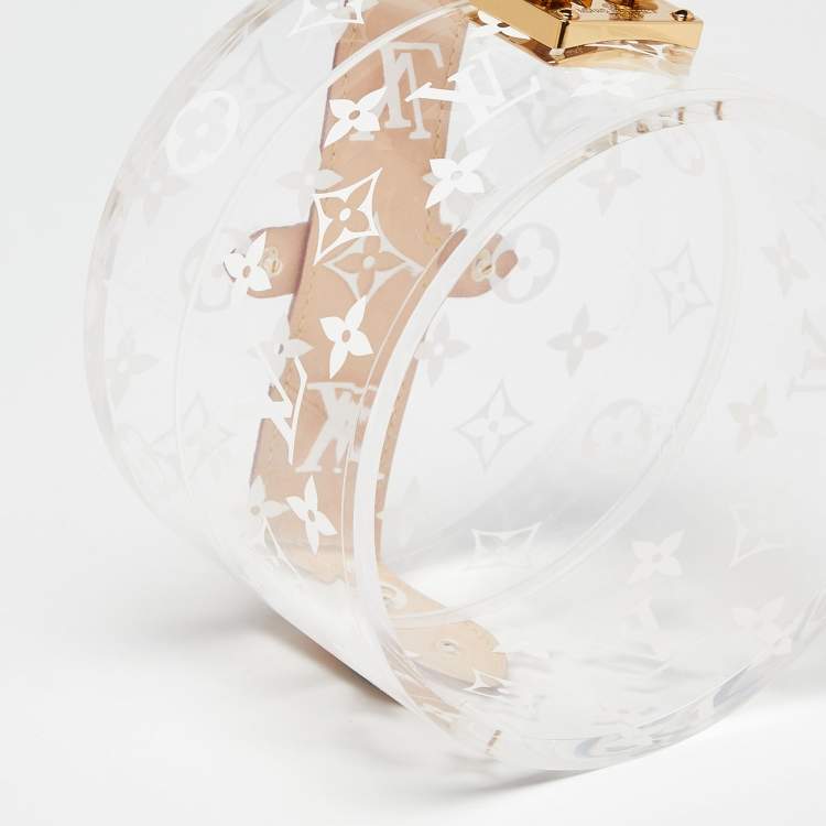 Pre Owned Louis Vuitton Monogram Plexiglass Box Scott 