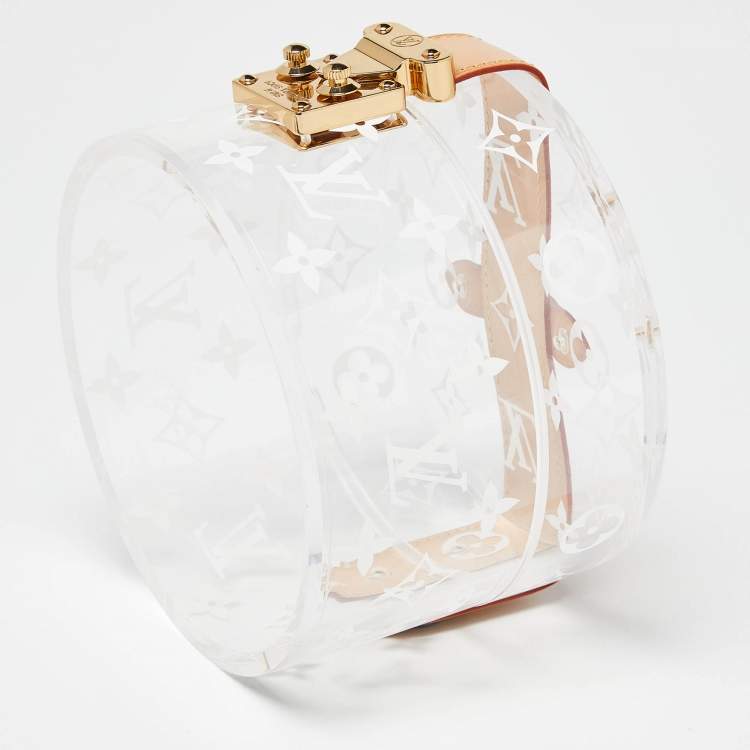 Pre Owned Louis Vuitton Monogram Plexiglass Box Scott 