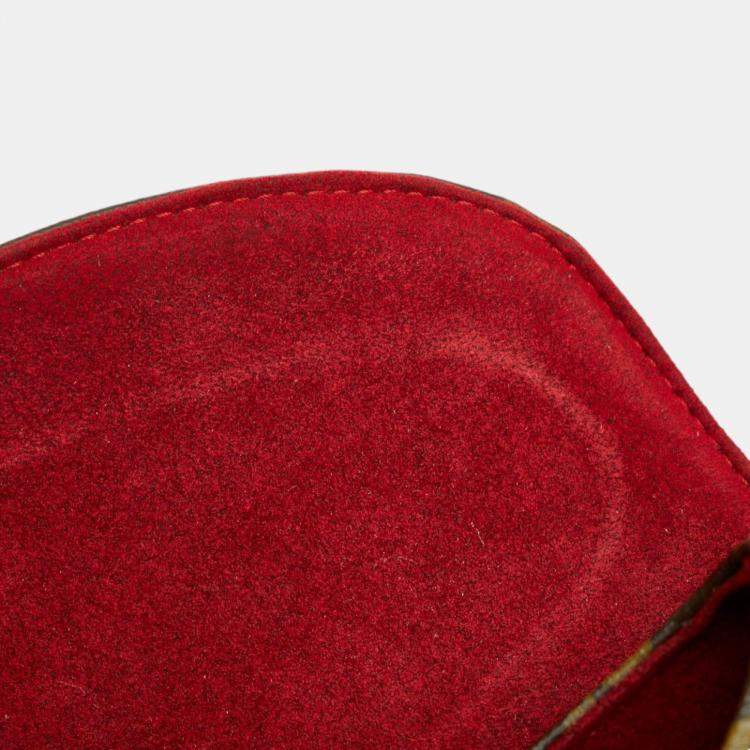 Pre Owned Louis Vuitton Brown Canvas Monogram Sonatine bag