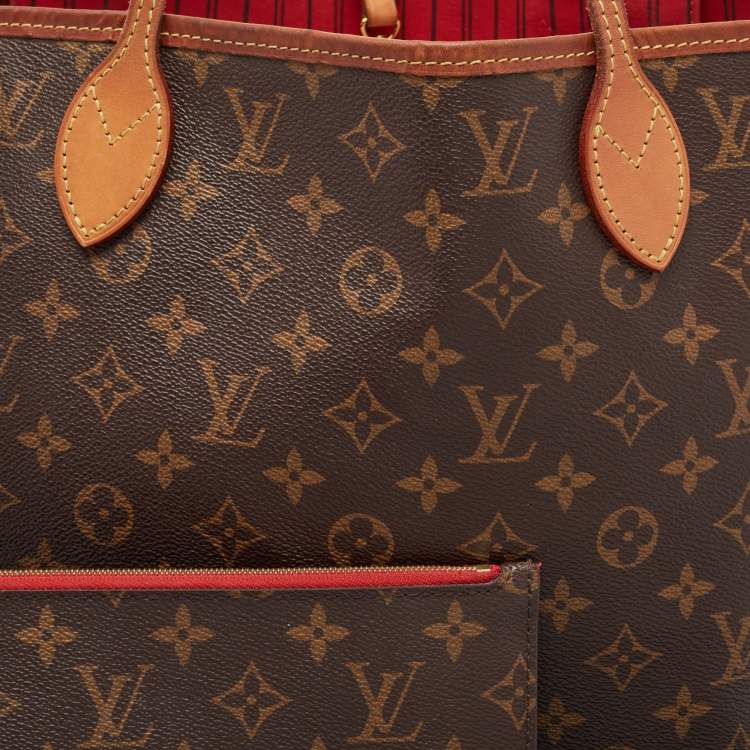 Pre Owned Louis Vuitton Monogram Canvas Neverfull MM Bag