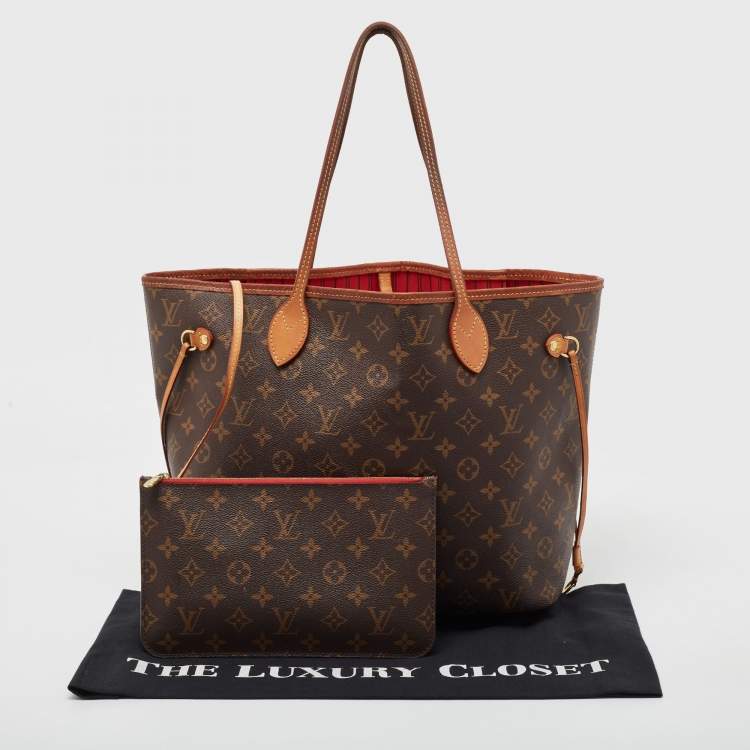Pre Owned Louis Vuitton Monogram Canvas Neverfull MM Bag