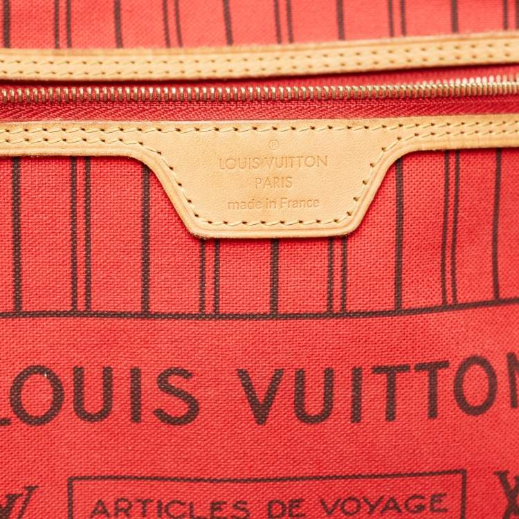 Pre Owned Louis Vuitton Monogram Canvas Neverfull MM Bag
