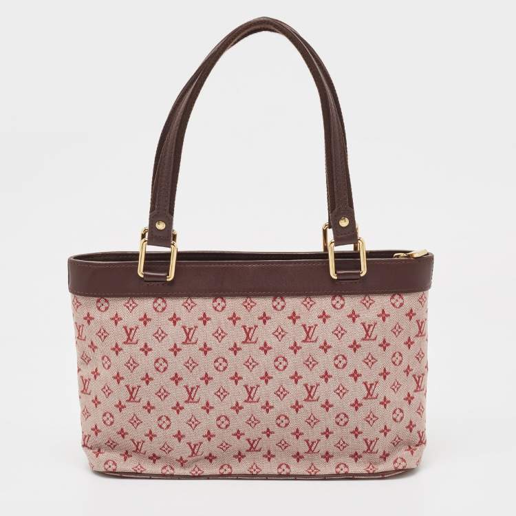 Pre Owned Louis Vuitton Pink Monogram Mini Lin Lucille PM TST Bag