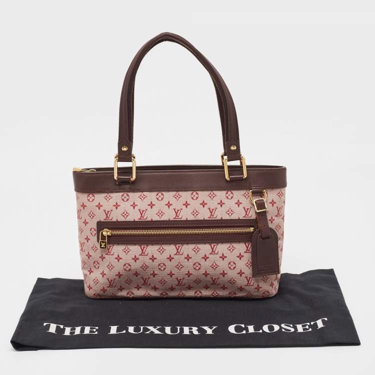 Pre Owned Louis Vuitton Pink Monogram Mini Lin Lucille PM TST Bag