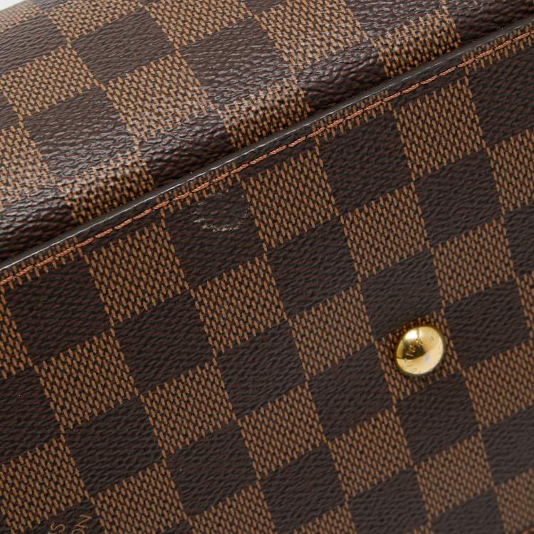 Pre Owned Louis Vuitton Black Damier Ebene Canvas LV Riverside Bag