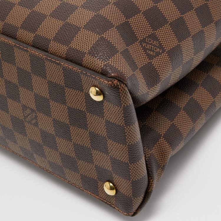 Pre Owned Louis Vuitton Black Damier Ebene Canvas LV Riverside Bag