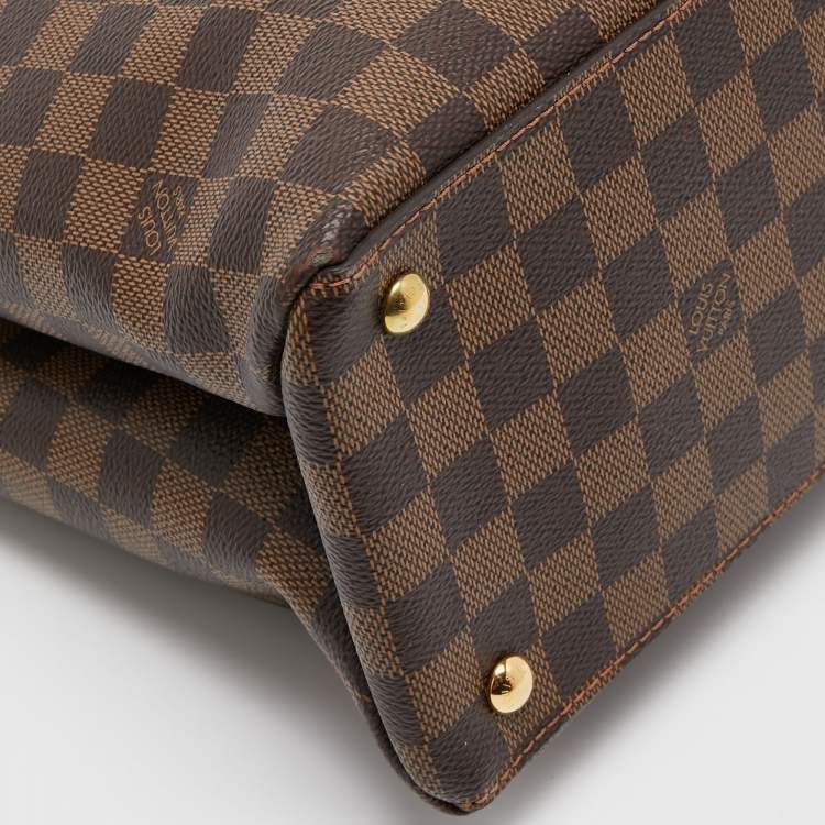 Pre Owned Louis Vuitton Black Damier Ebene Canvas LV Riverside Bag