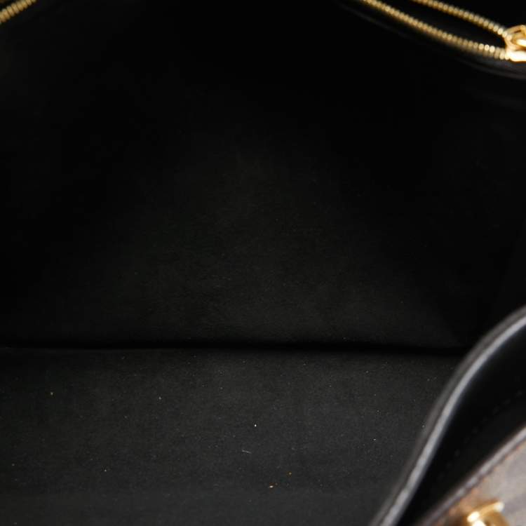 Pre Owned Louis Vuitton Black Damier Ebene Canvas LV Riverside Bag
