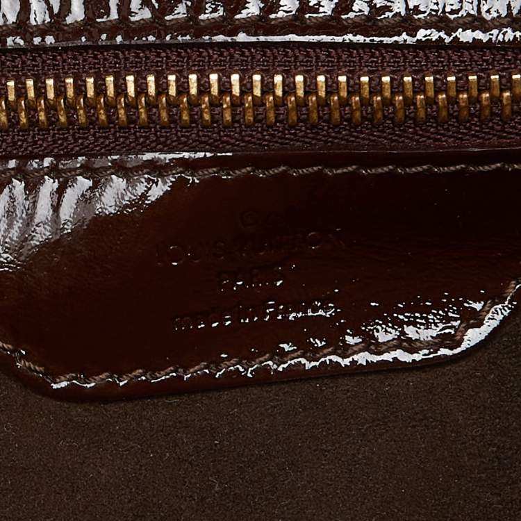 مملوكة مسبقًا Louis Vuitton Marron Mahina Patent Leather Surya XL Bag