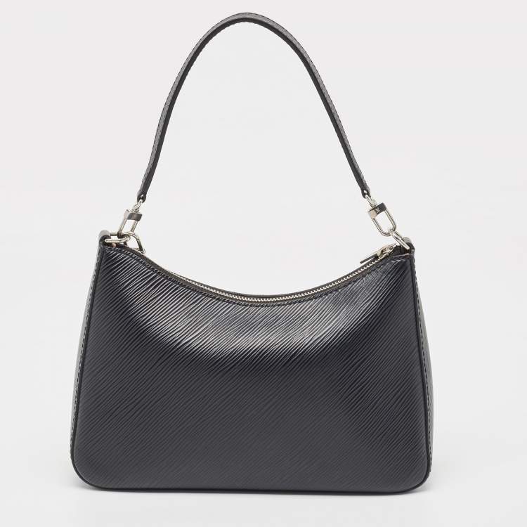 Pre Owned Louis Vuitton Black Epi Leather Marelle Bag