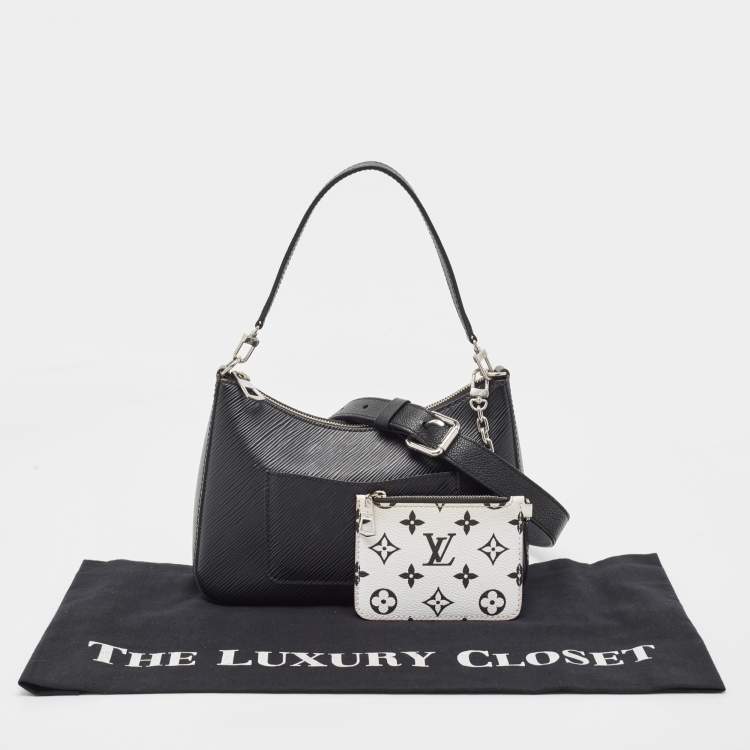 Pre Owned Louis Vuitton Black Epi Leather Marelle Bag