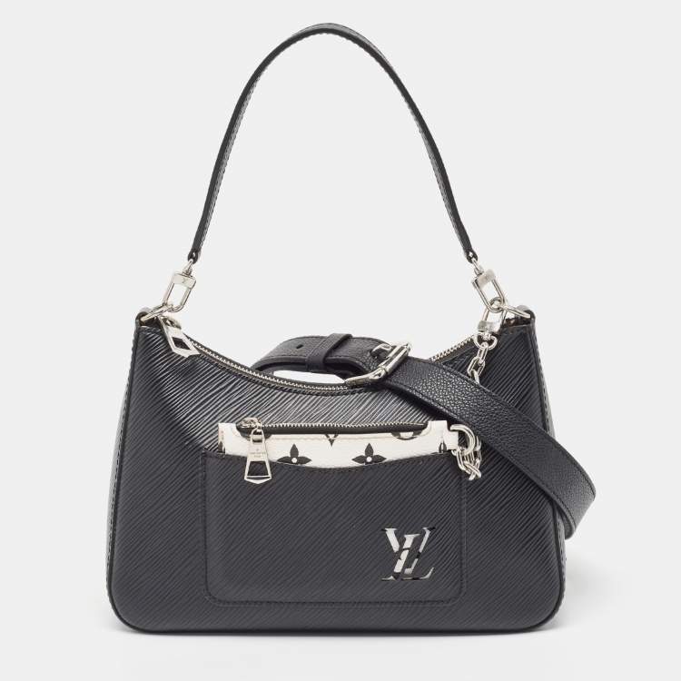 Pre Owned Louis Vuitton Black Epi Leather Marelle Bag