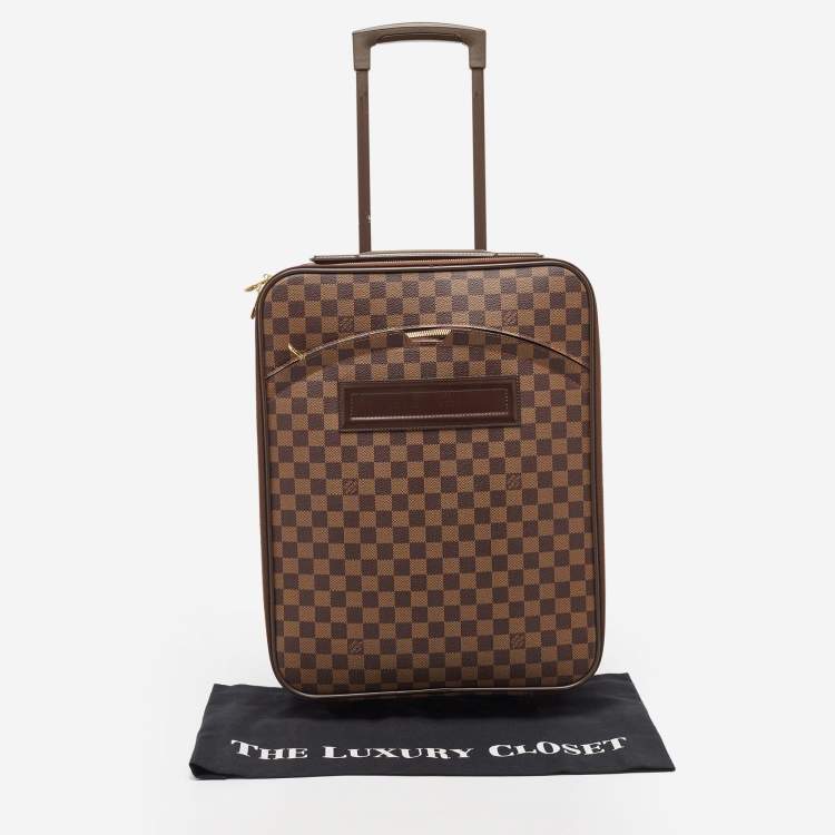 مملوكة مسبقًا Louis Vuitton Damier Ebene Canvas Pegase 45 Luggage