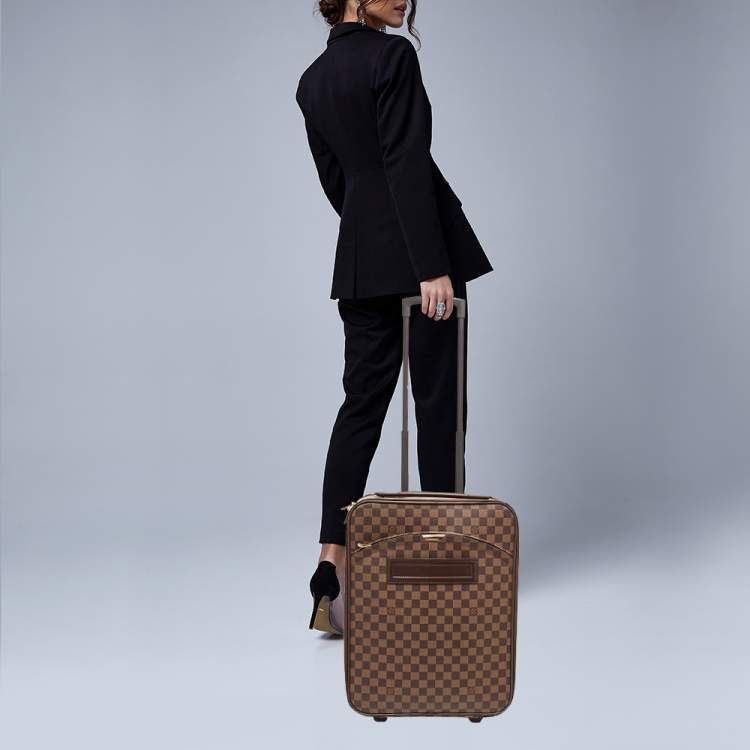 مملوكة مسبقًا Louis Vuitton Damier Ebene Canvas Pegase 45 Luggage