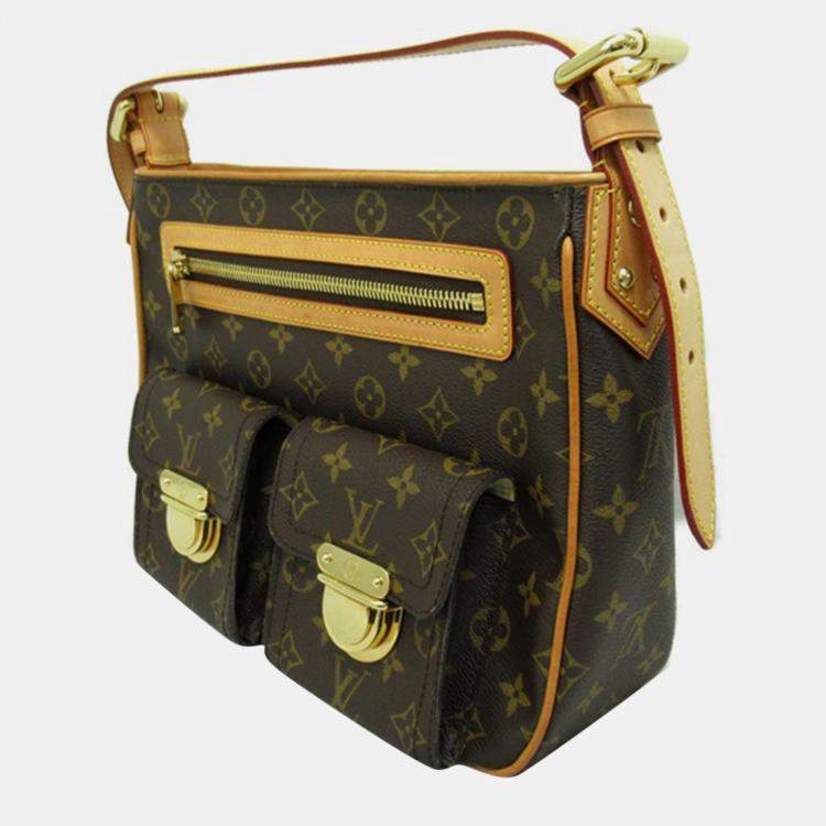 Louis Vuitton Brown Canvas Monogram Hudson GM bag Louis Vuitton TLC