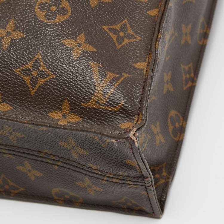 Pre Owned Louis Vuitton Monogram Canvas Sac Plat GM Bag