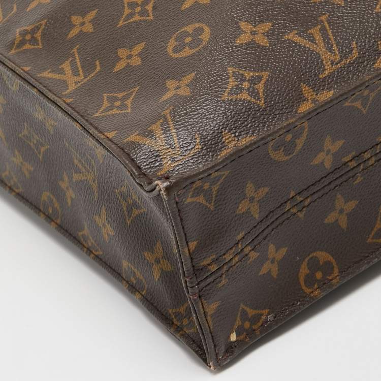 Pre Owned Louis Vuitton Monogram Canvas Sac Plat GM Bag