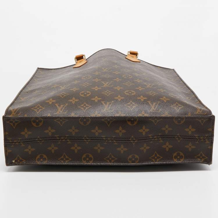 Pre Owned Louis Vuitton Monogram Canvas Sac Plat GM Bag