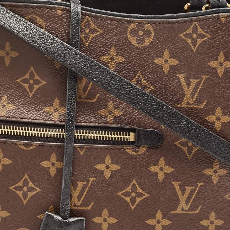 Pre Owned Louis Vuitton Black Monogram Canvas Popincourt MM Bag