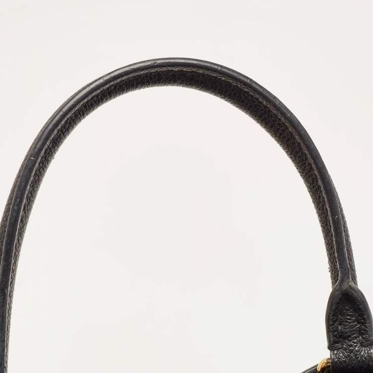 Pre Owned Louis Vuitton Black Monogram Canvas Popincourt MM Bag