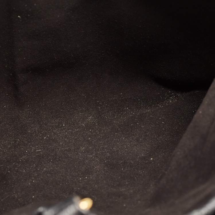 Pre Owned Louis Vuitton Black Monogram Canvas Popincourt MM Bag