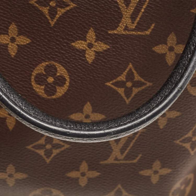Pre Owned Louis Vuitton Black Monogram Canvas Popincourt MM Bag